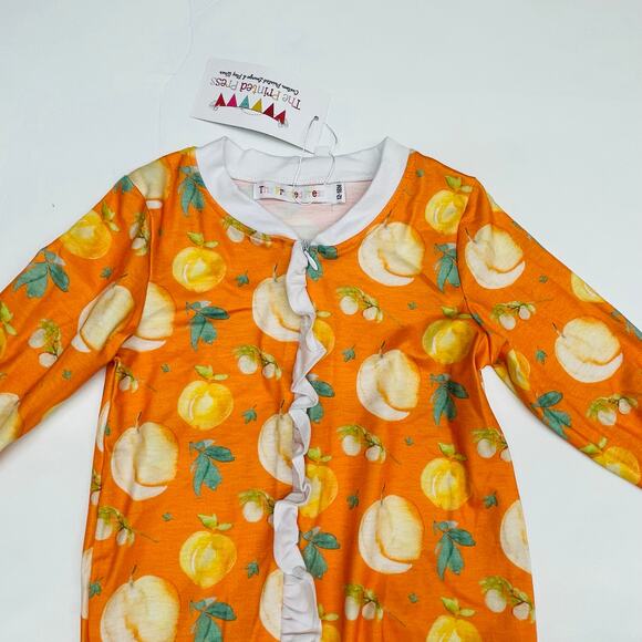 NWT The Printed Press 2T Peaches Romper - Picture 3 of 3